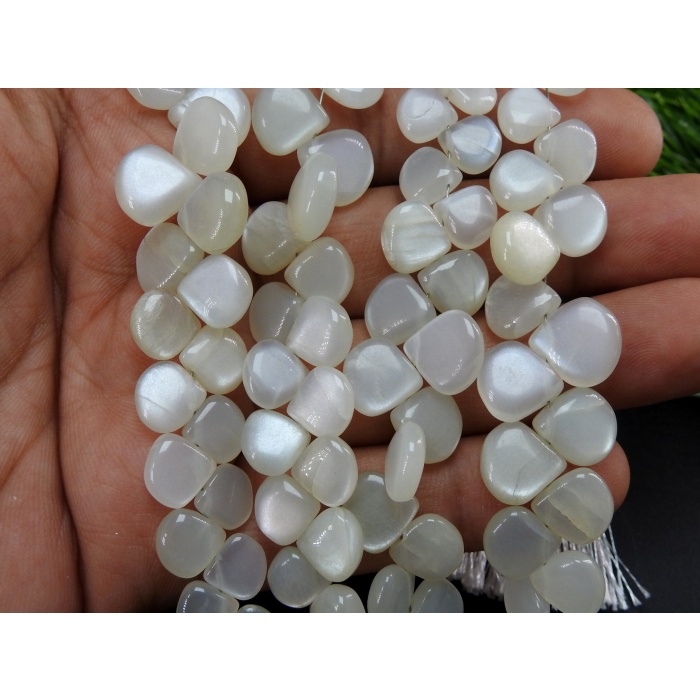 White Moonstone Smooth Heart,Teardrop,Drop,Loose Stone,Handmade Bead,For Making Jewelry,Wholesaler,Supplies 8Inch 6X12MM Approx (pme)BR2 | Save 33% - Rajasthan Living 9