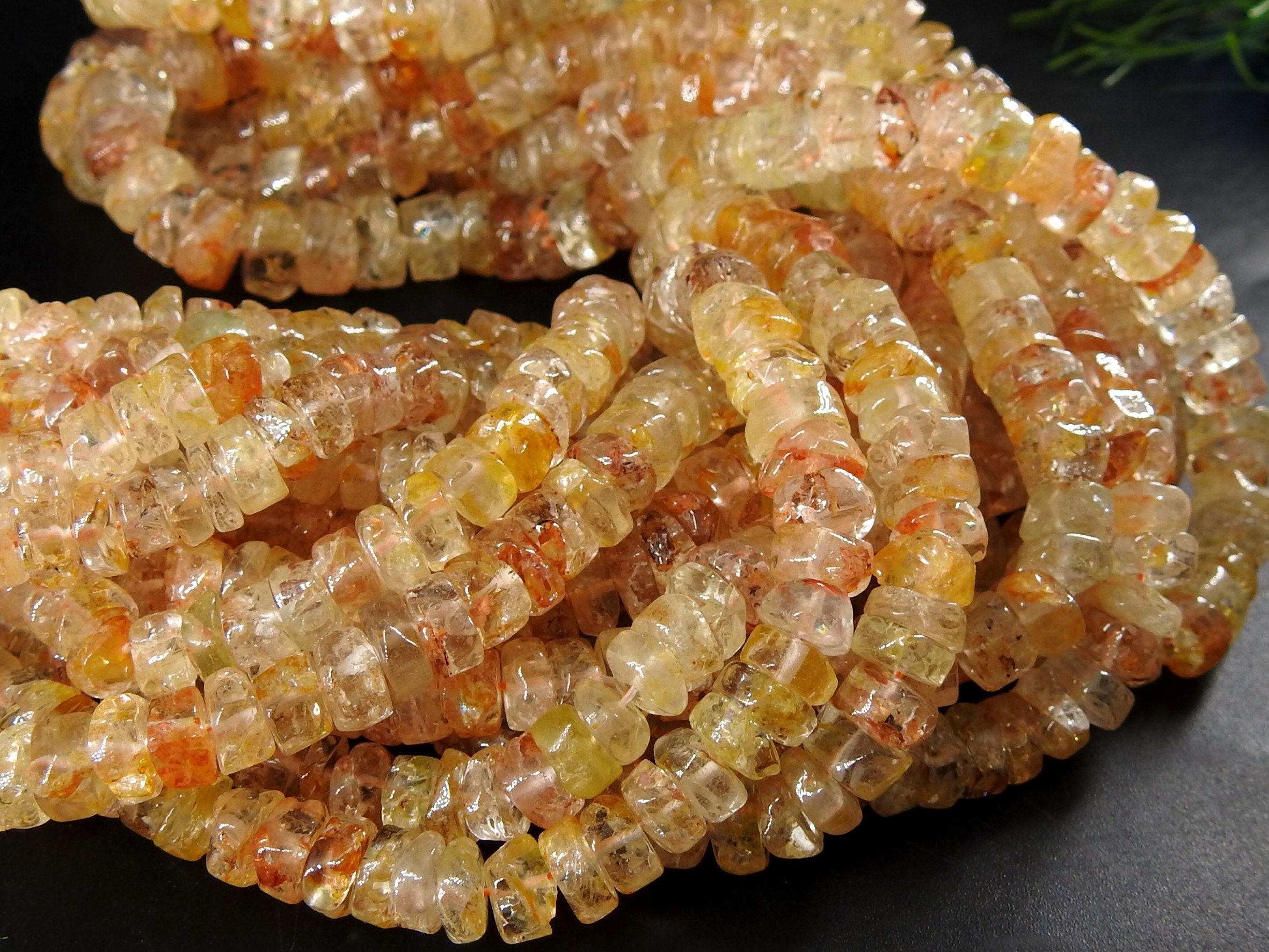 Natural Topaz Smooth Tyre,Coin,Button,Wheel,Loose Beads,Wholesaler,Supplies,New Arrivals 10Inch 6To10MM Approx 100%Natural PME(T2) | Save 33% - Rajasthan Living 15