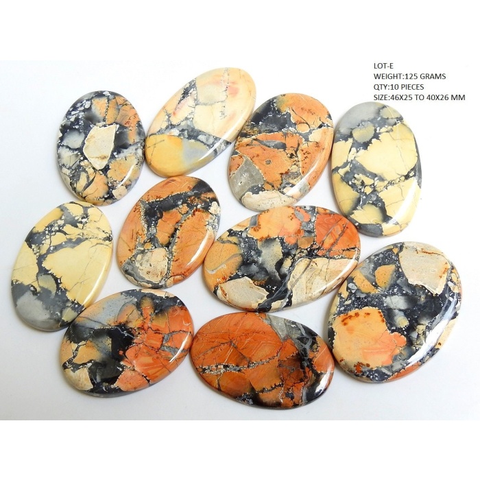 Malingano Jasper Smooth Cabochons Lot,One Side Polished,Loose Stone,Handmade,Pendent,For Making Jewelry,Bead,Wholesaler,Supplies PME-C3 | Save 33% - Rajasthan Living 10