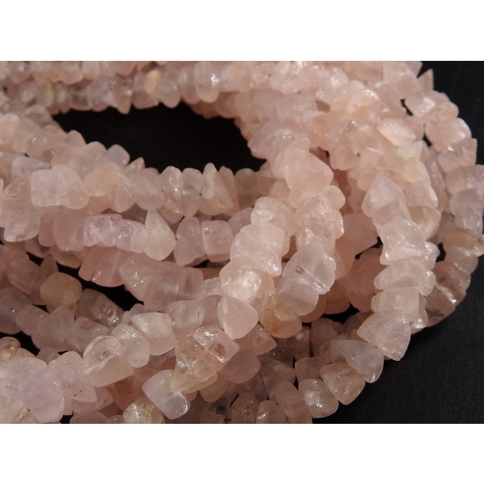 Morganite Rough Bead,Uncut,Anklet,Chip,Nugget,Loose Raw,Minerals Stone,Aquamarine,Wholesaler,Supplies 16Inch 5X6MM Approx 100%Natural PMERB1 | Save 33% - Rajasthan Living 11