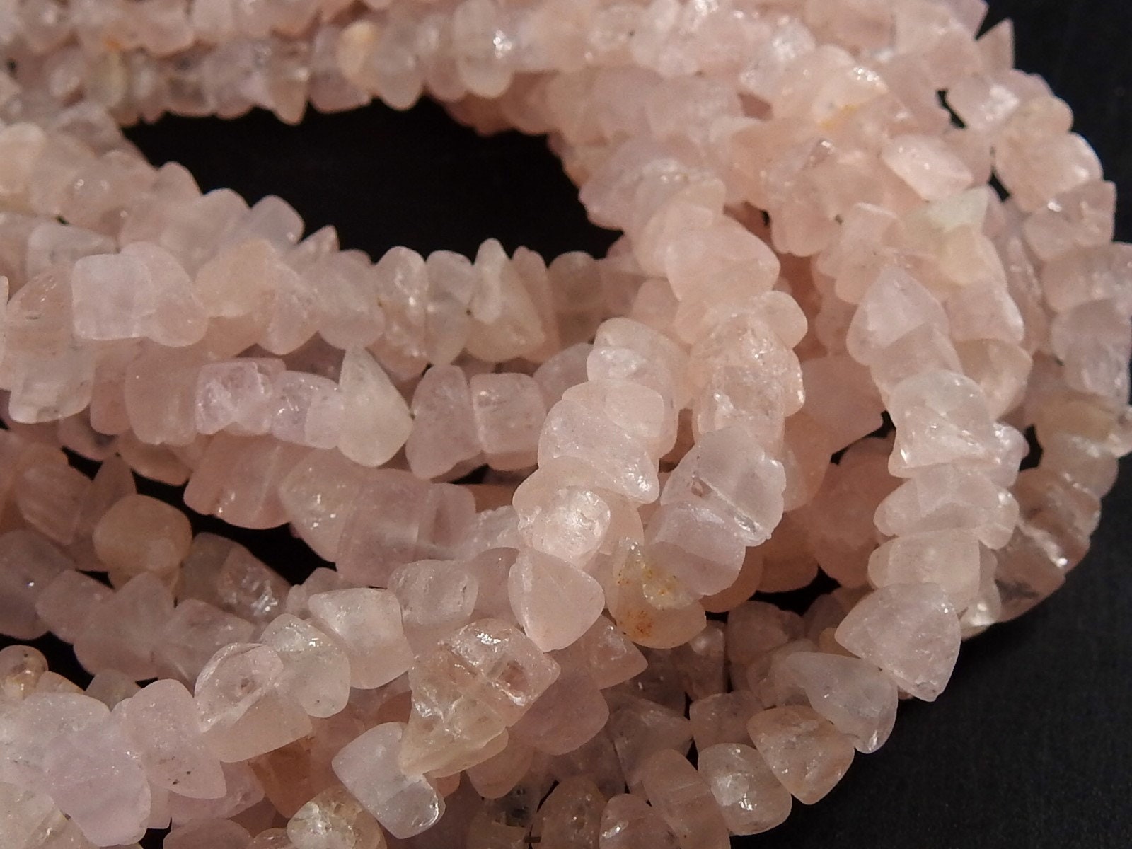 Morganite Rough Bead,Uncut,Anklet,Chip,Nugget,Loose Raw,Minerals Stone,Aquamarine,Wholesaler,Supplies 16Inch 5X6MM Approx 100%Natural PMERB1 | Save 33% - Rajasthan Living 18