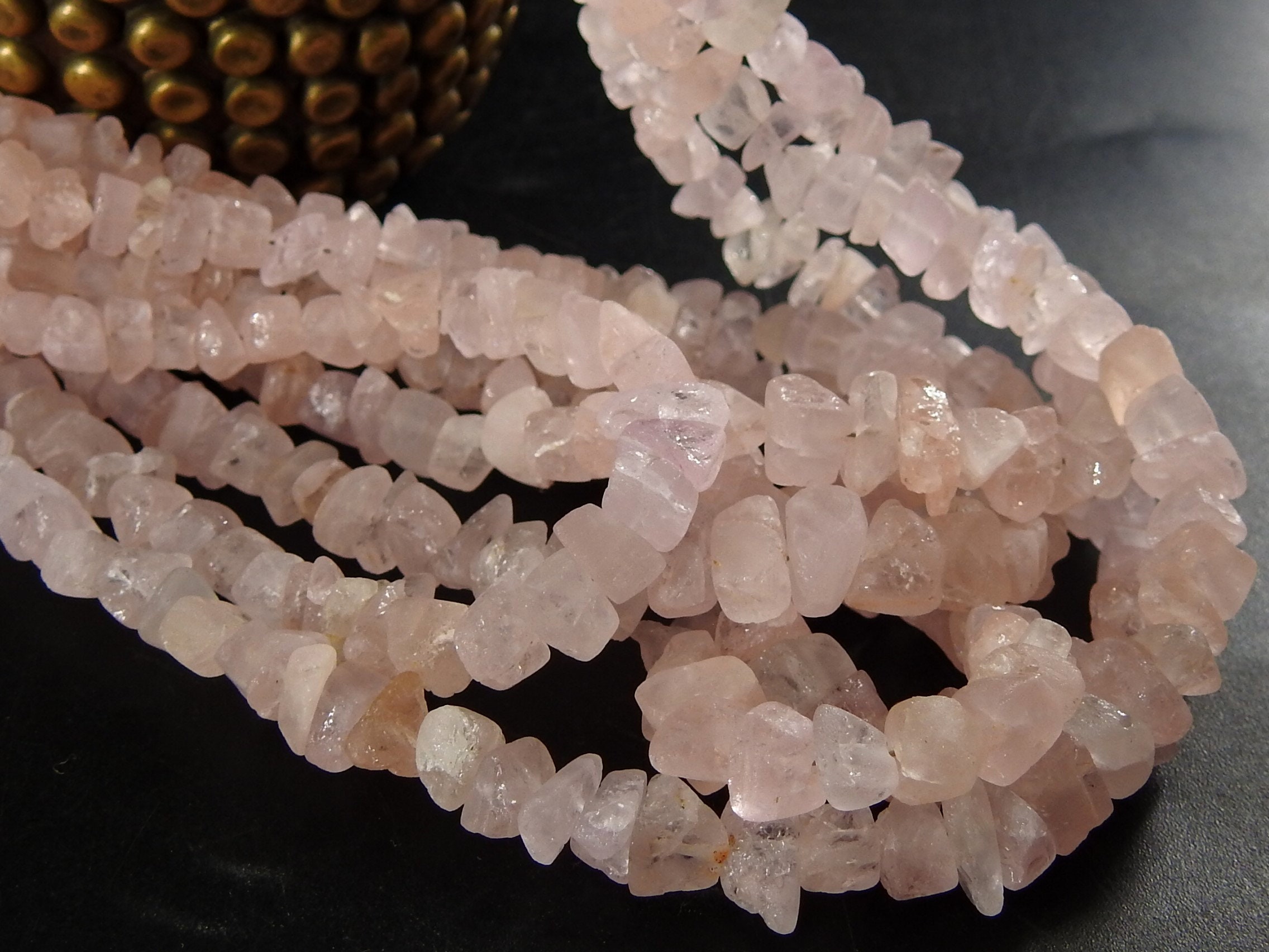 Morganite Rough Bead,Uncut,Anklet,Chip,Nugget,Loose Raw,Minerals Stone,Aquamarine,Wholesaler,Supplies 16Inch 5X6MM Approx 100%Natural PMERB1 | Save 33% - Rajasthan Living 14