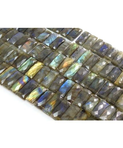 Labradorite Micro Faceted Baguette,Spectrolite,Rectangle,Bracelet,Loose Stone,Handmade,Double Drill,9Inch 20X8MM Approx,100%Natural PME-BR1 | Save 33% - Rajasthan Living 3