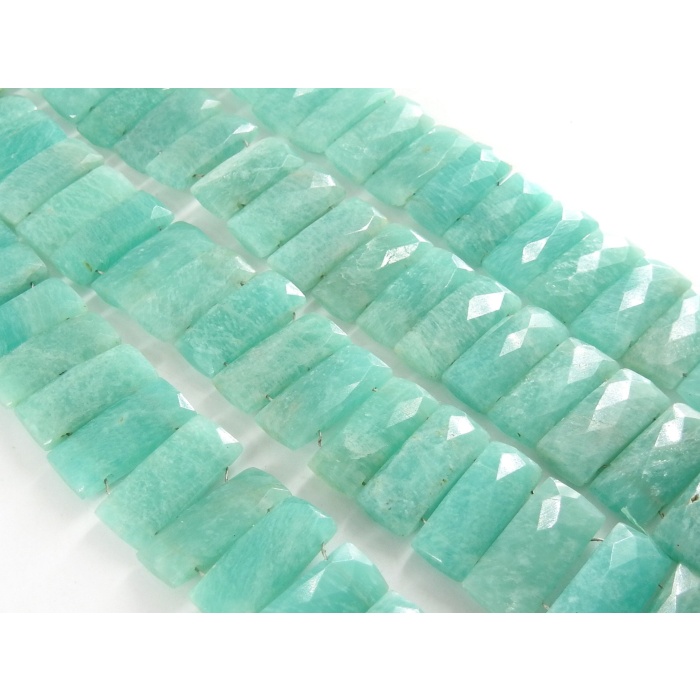 Amazonite Baguette,Rectangle,Bracelet,Micro Faceted,Loose Stone,Handmade,Double Drill,8Inch 20X8MM Approx,100%Natural PME-BR2 | Save 33% - Rajasthan Living 9