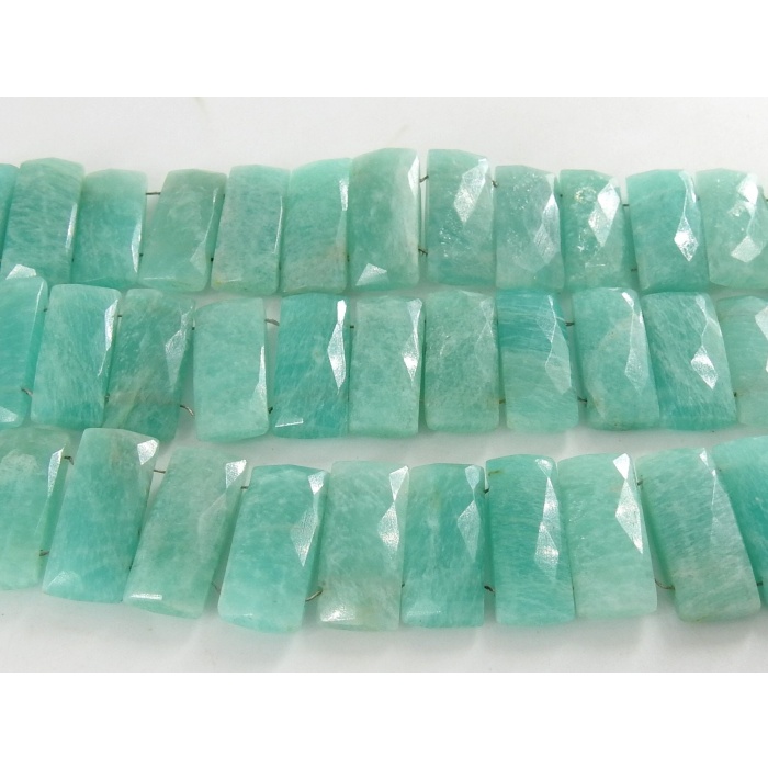 Amazonite Baguette,Rectangle,Bracelet,Micro Faceted,Loose Stone,Handmade,Double Drill,8Inch 20X8MM Approx,100%Natural PME-BR2 | Save 33% - Rajasthan Living 6