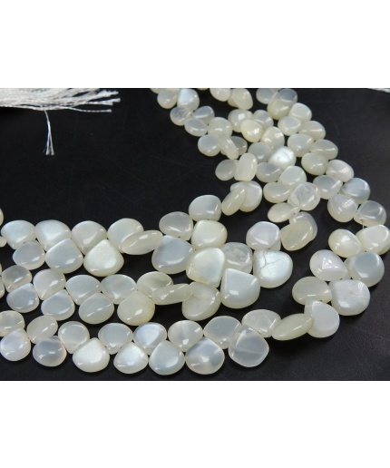 White Moonstone Smooth Heart,Teardrop,Drop,Loose Stone,Handmade Bead,For Making Jewelry,Wholesaler,Supplies 8Inch 6X12MM Approx (pme)BR2 | Save 33% - Rajasthan Living 3