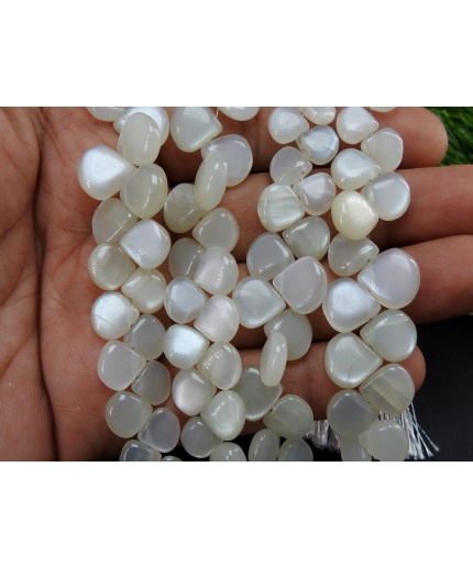 White Moonstone Smooth Heart,Teardrop,Drop,Loose Stone,Handmade Bead,For Making Jewelry,Wholesaler,Supplies 8Inch 6X12MM Approx (pme)BR2 | Save 33% - Rajasthan Living
