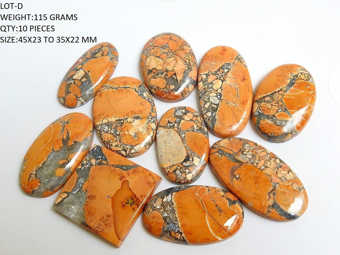 Malingano Jasper Smooth Cabochons Lot,One Side Polished,Loose Stone,Handmade,Pendent,For Making Jewelry,Bead,Wholesaler,Supplies PME-C3 | Save 33% - Rajasthan Living 19