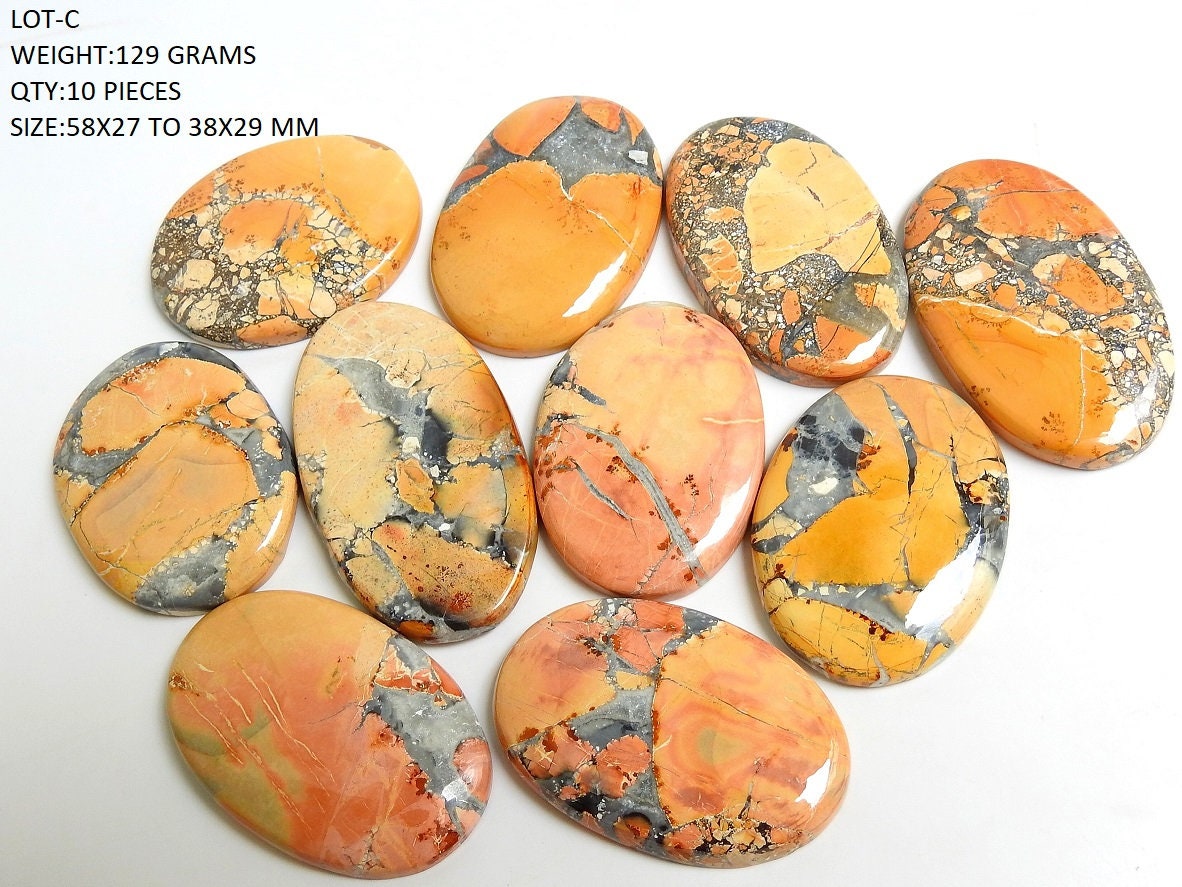 Malingano Jasper Smooth Cabochons Lot,One Side Polished,Loose Stone,Handmade,Pendent,For Making Jewelry,Bead,Wholesaler,Supplies PME-C3 | Save 33% - Rajasthan Living 18