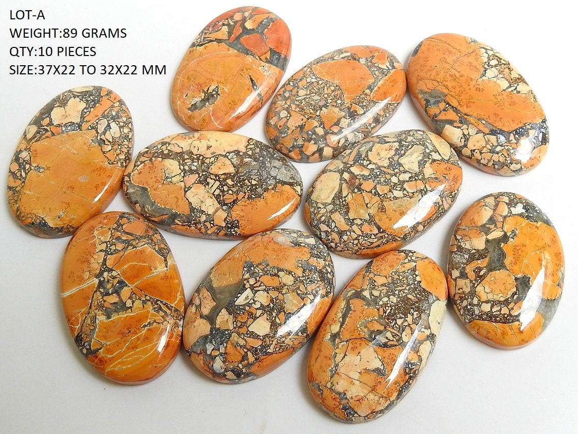 Malingano Jasper Smooth Cabochons Lot,One Side Polished,Loose Stone,Handmade,Pendent,For Making Jewelry,Bead,Wholesaler,Supplies PME-C3 | Save 33% - Rajasthan Living 16