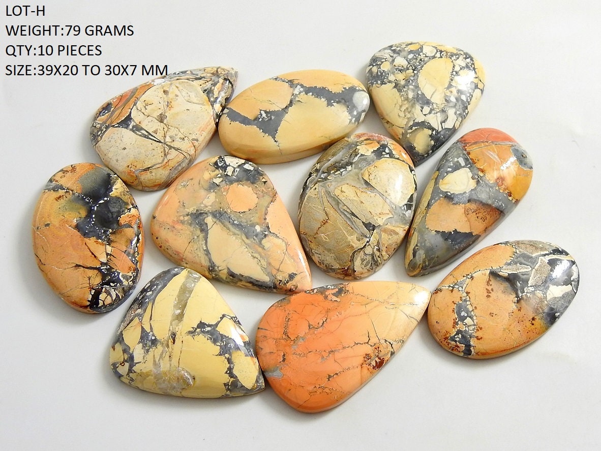 Malingano Jasper Smooth Cabochons Lot,One Side Polished,Loose Stone,Handmade,Pendent,For Making Jewelry,Bead,Wholesaler,Supplies PME-C3 | Save 33% - Rajasthan Living 23