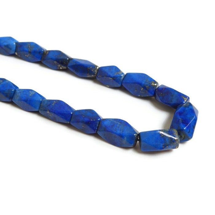 Lapis Lazuli Hexagon,Crystal,Unique Beads,Faceted,18Inch 15X7To10X4MM Approx,Wholesale Price,New Arrival,100%Natural (pme)B6 | Save 33% - Rajasthan Living 8