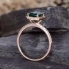 Birthstone Rings, Emerald Rings, 14K Rose Gold Birthstone Rings, Birthstone Jewelry, 14K Emerald Rings | Save 33% - Rajasthan Living 11