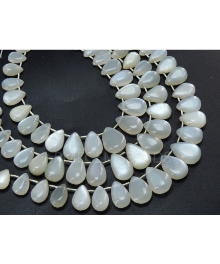 White Moonstone Smooth Teardrop,Drop,Loose Stone,Handmade Bead,For Making Jewelry,Wholesaler,Supplies,7Inchs 15X10To9X6MM Approx,PME-BR2 | Save 33% - Rajasthan Living 3
