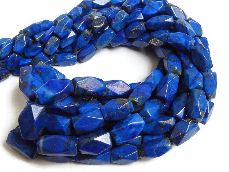 Lapis Lazuli Hexagon,Crystal,Unique Beads,Faceted,18Inch 15X7To10X4MM Approx,Wholesale Price,New Arrival,100%Natural (pme)B6 | Save 33% - Rajasthan Living 16