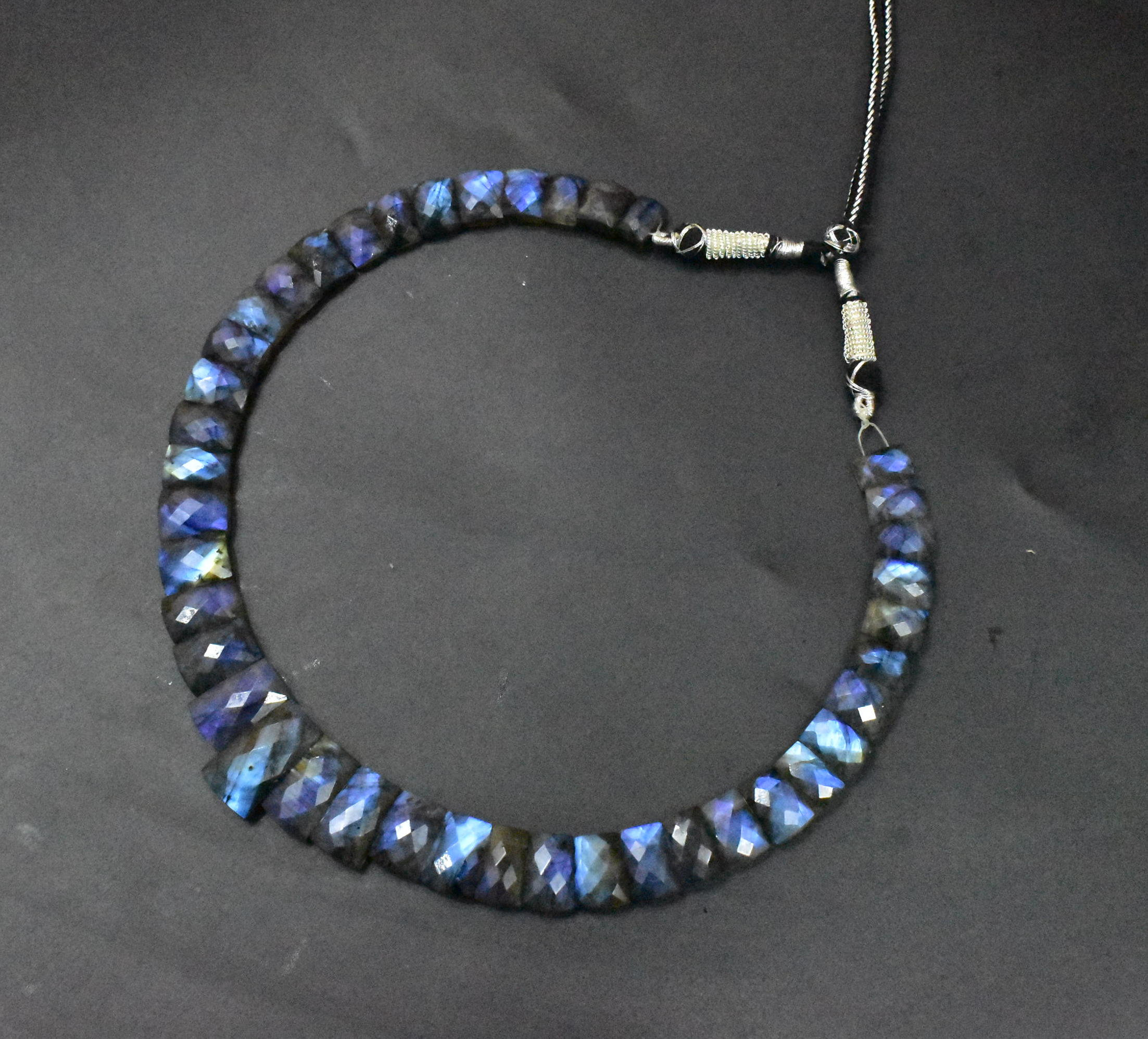 Labradorite Necklace,Natural Labradorite Necklace,,Labradorite handmade Necklace,Faceted Labradorite necklace,Blue Labradorite Necklace | Save 33% - Rajasthan Living 12
