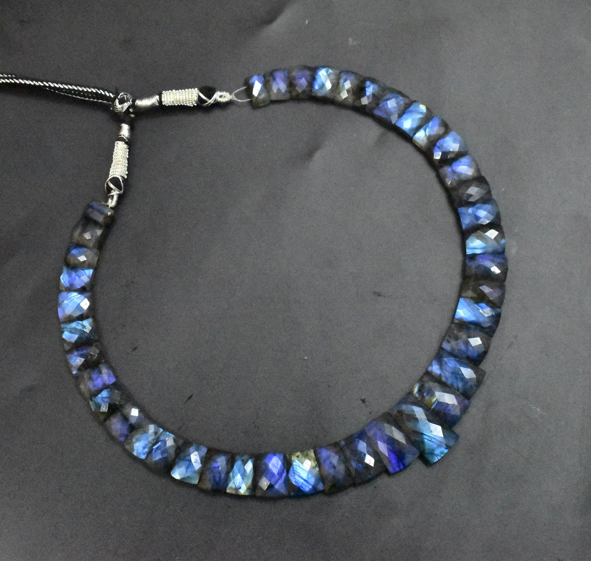 Labradorite Necklace,Natural Labradorite Necklace,,Labradorite handmade Necklace,Faceted Labradorite necklace,Blue Labradorite Necklace | Save 33% - Rajasthan Living 13