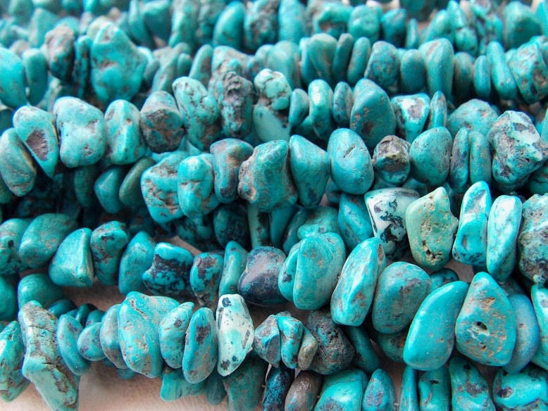 Turquoise Rough Beads,Chips,Uncut,Loose Raw,Nuggets,16Inch Strand 13X9To7X6MM Approx,Wholesaler,Supplies PME-RB6 | Save 33% - Rajasthan Living 13