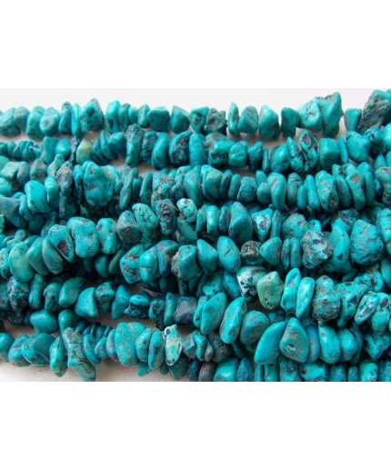 Turquoise Rough Beads,Chips,Uncut,Loose Raw,Nuggets,16Inch Strand 13X9To7X6MM Approx,Wholesaler,Supplies PME-RB6 | Save 33% - Rajasthan Living