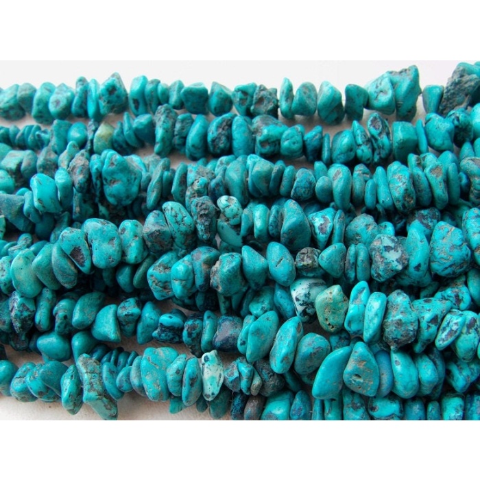 Turquoise Rough Beads,Chips,Uncut,Loose Raw,Nuggets,16Inch Strand 13X9To7X6MM Approx,Wholesaler,Supplies PME-RB6 | Save 33% - Rajasthan Living 6
