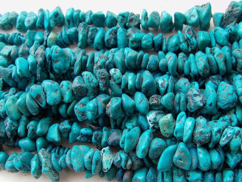 Turquoise Rough Beads,Chips,Uncut,Loose Raw,Nuggets,16Inch Strand 13X9To7X6MM Approx,Wholesaler,Supplies PME-RB6 | Save 33% - Rajasthan Living 11