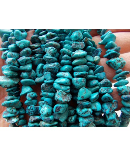 Turquoise Rough Beads,Chips,Uncut,Loose Raw,Nuggets,16Inch Strand 13X9To7X6MM Approx,Wholesaler,Supplies PME-RB6 | Save 33% - Rajasthan Living 3