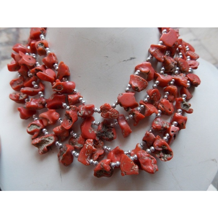 Red Coral Natural Rough Slice,Slab,Stick,Bead,Briolette,Sideways Drill,Loose Stone,14Inch 15X13To10X5MM Approx,Wholesaler,Supplies WM-CR1 | Save 33% - Rajasthan Living 6