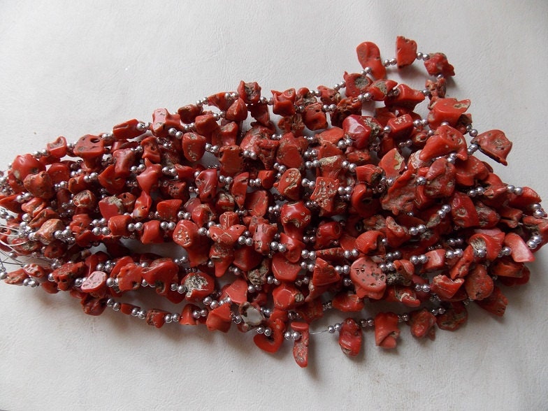 Red Coral Natural Rough Slice,Slab,Stick,Bead,Briolette,Sideways Drill,Loose Stone,14Inch 15X13To10X5MM Approx,Wholesaler,Supplies WM-CR1 | Save 33% - Rajasthan Living 12