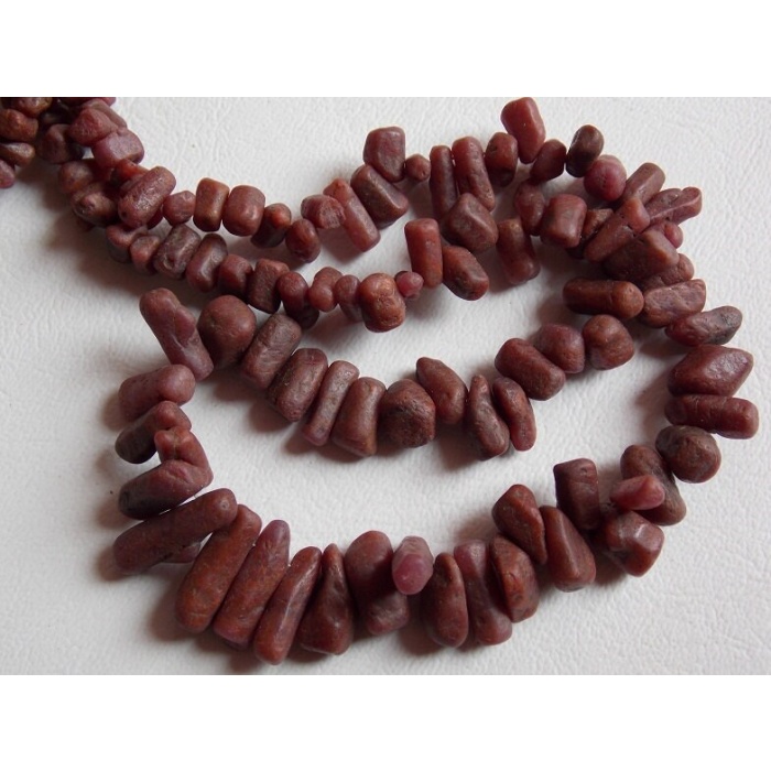 Ruby Natural Crystal Rough Stick,Loose Raw,Minerals Gemstone  16Inch Strand 10X5To4X3MM Approx Wholesale Price New Arrival R3 | Save 33% - Rajasthan Living 6