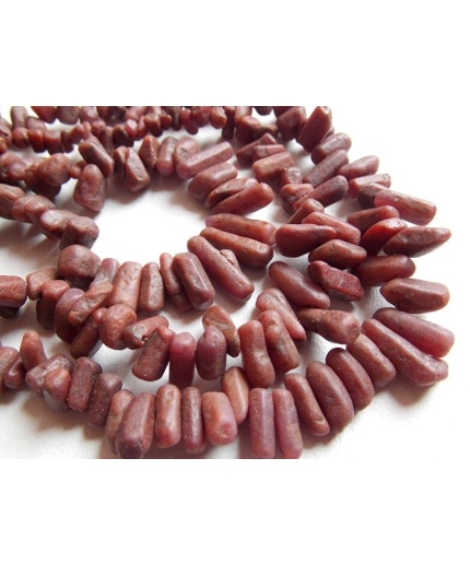 Ruby Natural Crystal Rough Stick,Loose Raw,Minerals Gemstone  16Inch Strand 10X5To4X3MM Approx Wholesale Price New Arrival R3 | Save 33% - Rajasthan Living
