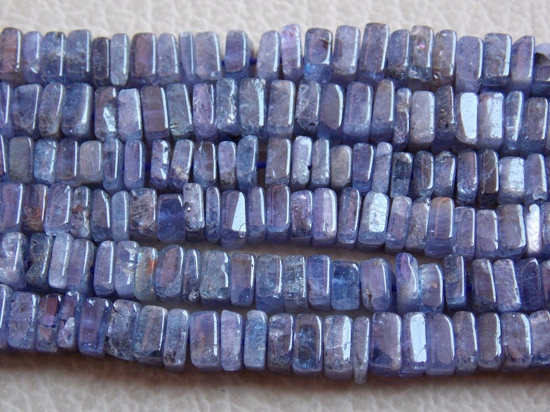Blue Tanzanite Smooth Heishi,Square,Cushion Shape,Beads,Handmade,Loose Stone Wholesale Price New Arrival 100%Natural 16Inch Strand PME(H2) | Save 33% - Rajasthan Living 19