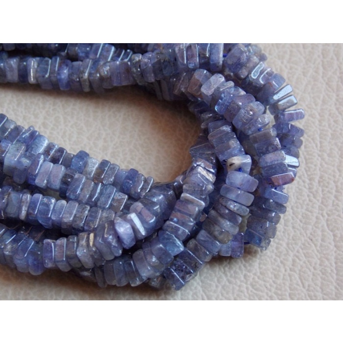 Blue Tanzanite Smooth Heishi,Square,Cushion Shape,Beads,Handmade,Loose Stone Wholesale Price New Arrival 100%Natural 16Inch Strand PME(H2) | Save 33% - Rajasthan Living 12