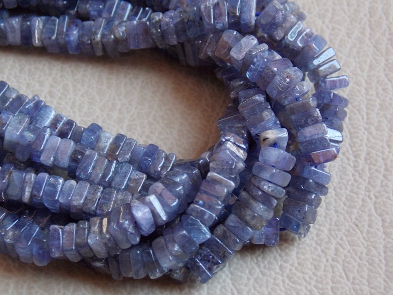 Blue Tanzanite Smooth Heishi,Square,Cushion Shape,Beads,Handmade,Loose Stone Wholesale Price New Arrival 100%Natural 16Inch Strand PME(H2) | Save 33% - Rajasthan Living 20