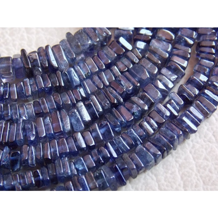 Natural Blue Iolite Smooth Heishi,Square,Cushion,Tyre Beads,Handmade,Loose Stone,Necklace,Wholesale Price,New Arrival PME-H2 | Save 33% - Rajasthan Living 9