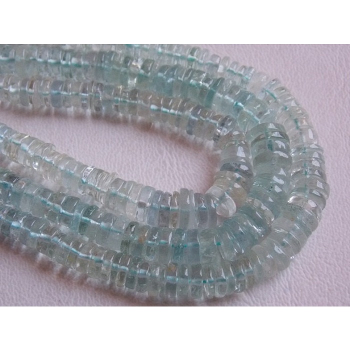 Aquamarine Smooth Tyre,Coin,Button,Wheel Shape Bead,Handmade,Loose Stone,Handmade,For Making Jewelry,New Arrivals, 16Inchs Strand PME-T1 | Save 33% - Rajasthan Living 8