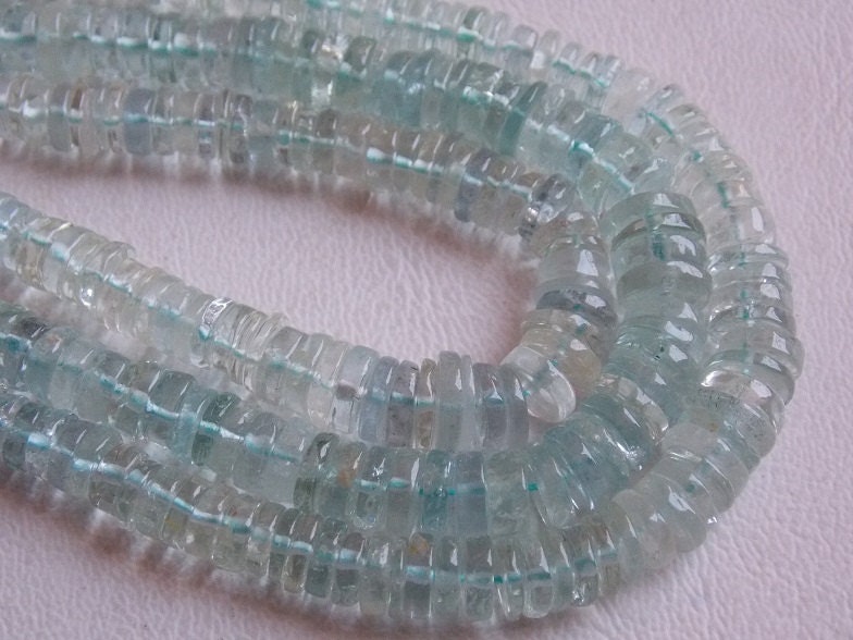 Aquamarine Smooth Tyre,Coin,Button,Wheel Shape Bead,Handmade,Loose Stone,Handmade,For Making Jewelry,New Arrivals, 16Inchs Strand PME-T1 | Save 33% - Rajasthan Living 14