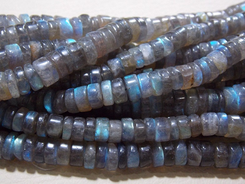 Labradorite Smooth Tyre,Coin,Button,Wheel Bead,Blue Flashy Fire, Wholesale Price,New Arrival T2 | Save 33% - Rajasthan Living 15