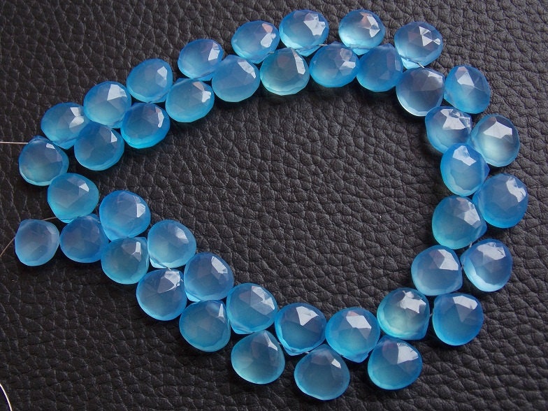 Blue Chalcedony Faceted Hearts,Teardrop,Drop,Briolette,Wholesaler,Supplies,New Arrivals 8Inch Strand 11X11MM Approx (pme)CY2 | Save 33% - Rajasthan Living 14