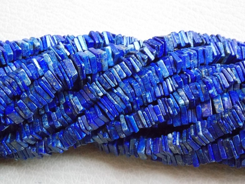 Natural Lapis Lazuli Smooth Heishi,Square,Cushion Shape Beads,Loose Stone,Wholesale Price,New Arrival,16Inch Strand  PME-H1 | Save 33% - Rajasthan Living 12