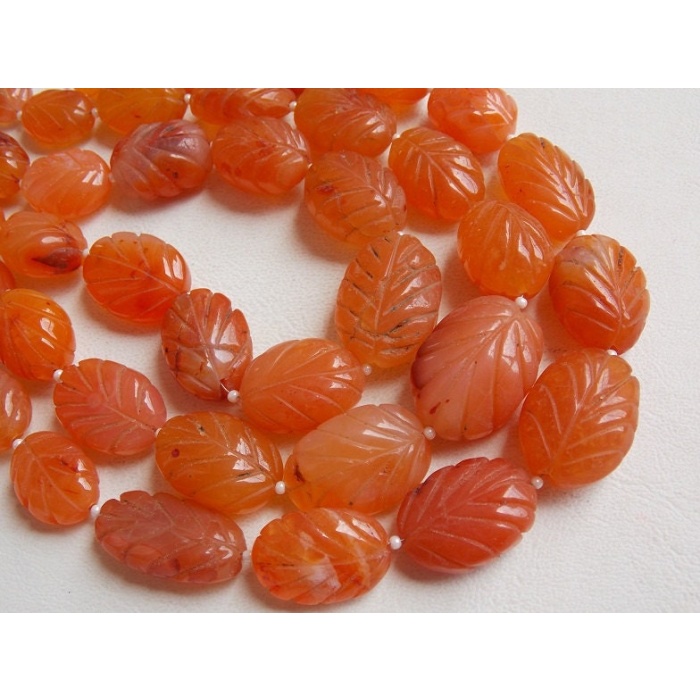 Natural Carnelian Carvings Bead,Tumble,Oval Cut,Pumpkins,Loose Stone,Handmade,For Making Jewelry 12Inch Strand 24X17To12X9MM Approx TU3 | Save 33% - Rajasthan Living 8
