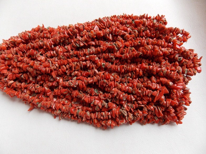 Natural Red Coral Rough Bead,Anklet,Chip,Uncut,Loose Raw Bead,Nugget,For Making Jewelry,Minerals Gemstone,Wholesaler,Supplies 16Inch CR-1 | Save 33% - Rajasthan Living 19