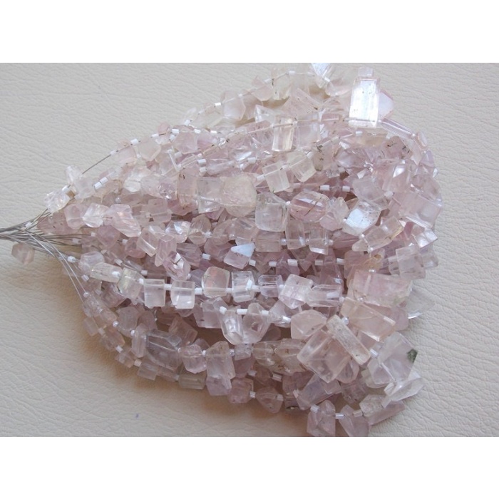 Kunzite Faceted Fancy Tumble,Nugget,Briolette,Loose Stone,Irregular Shape,Handmade 10Inch 15X9To7X5MM Approx 100%Natural BR5 | Save 33% - Rajasthan Living 6