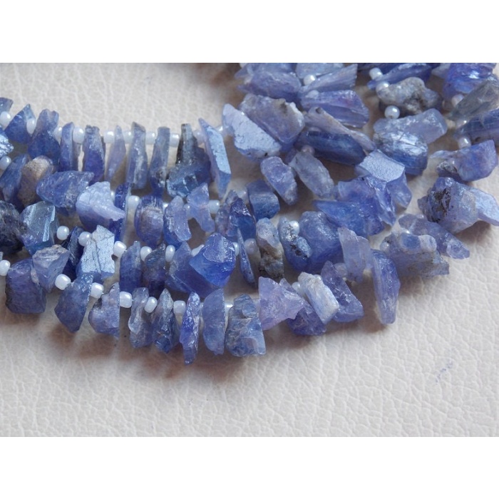 Tanzanite Rough Bead,Anklet,Chip,Nugget,Briolette,10Inch Strand 12X8To5X3MM Approx,Wholesale Price,New Arrival,100%Natural RB7 | Save 33% - Rajasthan Living 8