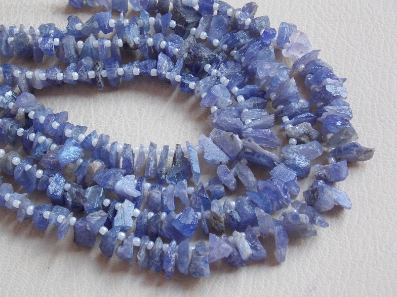 Tanzanite Rough Bead,Anklet,Chip,Nugget,Briolette,10Inch Strand 12X8To5X3MM Approx,Wholesale Price,New Arrival,100%Natural RB7 | Save 33% - Rajasthan Living 11