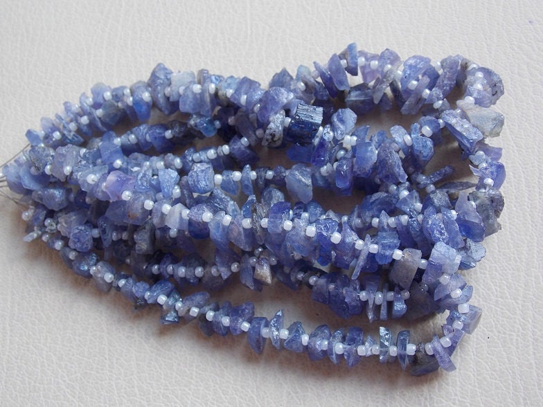 Tanzanite Rough Bead,Anklet,Chip,Nugget,Briolette,10Inch Strand 12X8To5X3MM Approx,Wholesale Price,New Arrival,100%Natural RB7 | Save 33% - Rajasthan Living 15