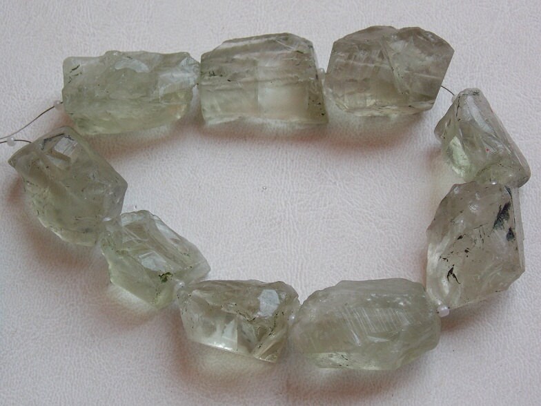 Green Amethyst Natural Rough Tumble,Nuggets,Loose Raw,Crystals,Minerals,Wholesaler,Supplies,New Arrivals,9Piece 25X20To18X15MM Approx R2 | Save 33% - Rajasthan Living 14