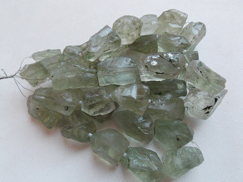 Green Amethyst Natural Rough Tumble,Nuggets,Loose Raw,Crystals,Minerals,Wholesaler,Supplies,New Arrivals,9Piece 25X20To18X15MM Approx R2 | Save 33% - Rajasthan Living 16