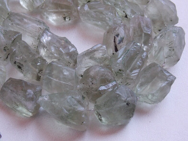 Green Amethyst Natural Rough Tumble,Nuggets,Loose Raw,Crystals,Minerals,Wholesaler,Supplies,New Arrivals,9Piece 25X20To18X15MM Approx R2 | Save 33% - Rajasthan Living 15
