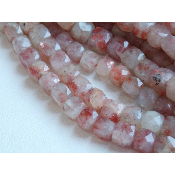 Sunstone Faceted Cubes,Box,Bead,8Inch Strand 8MM Approx,Wholesale Price,New Arrival (pme)CB1 | Save 33% - Rajasthan Living 7