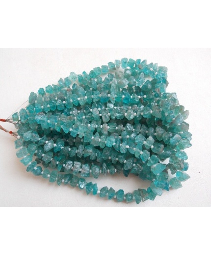 Sky Blue Apatite Rough Beads,Anklets,Chips,Nuggets,Uncut,Loose Stone,10Inch Strand 12X8To8X7MM Approx,Wholesaler,Supplies,100%Natural  RB5 | Save 33% - Rajasthan Living